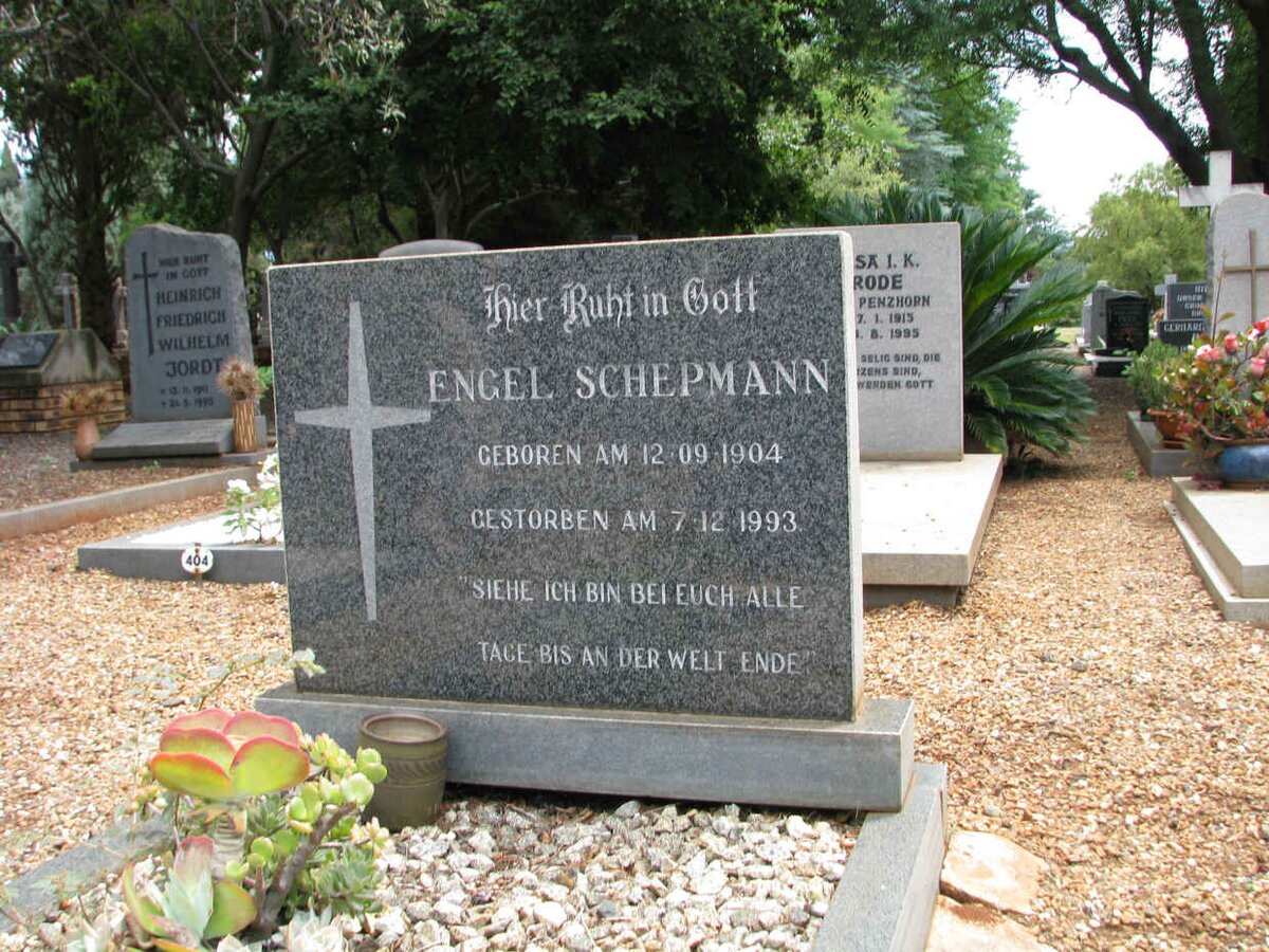 SCHEPMANN Engel 1904-1993