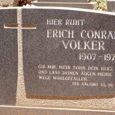 VOLKER Erich Conrad 1907-1973