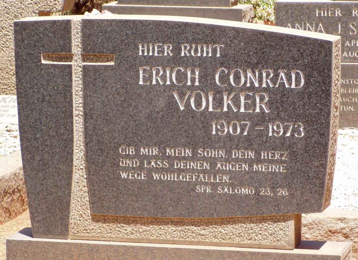 VOLKER Erich Conrad 1907-1973