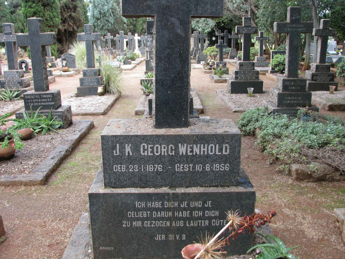 WENHOLD J.K. Georg 1876-1956