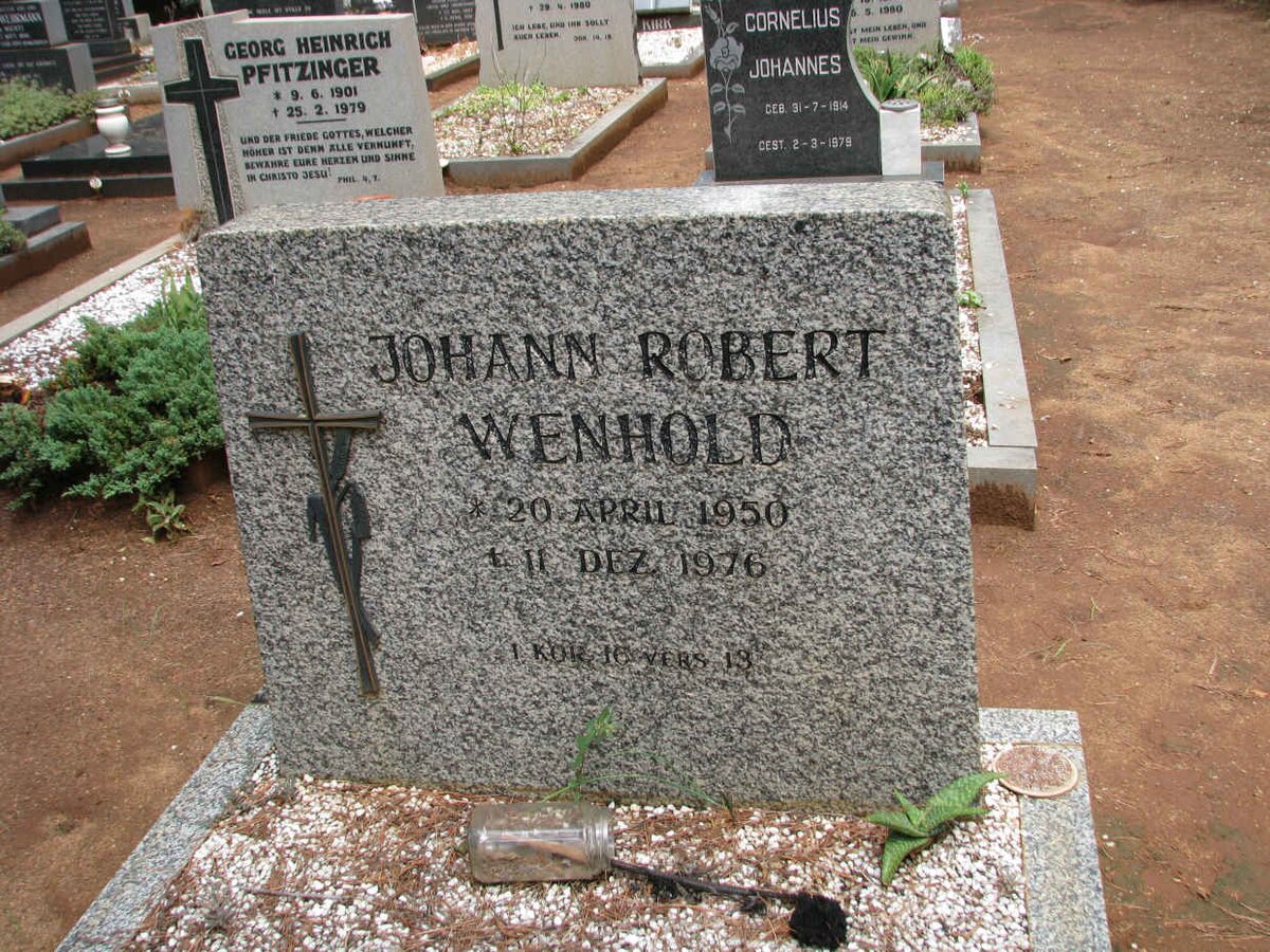 WENHOLD Johann Robert 1950-1976