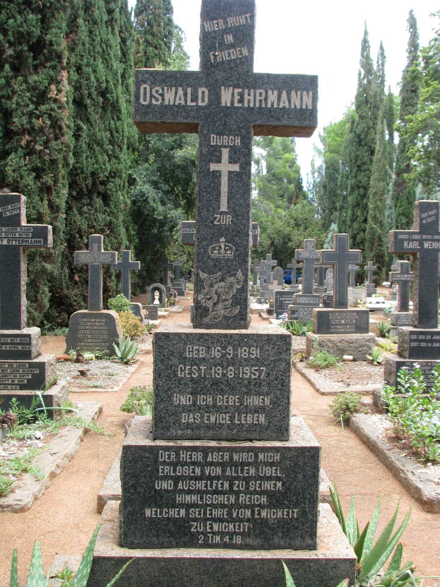 WEHRMANN Oswald 1891-1957