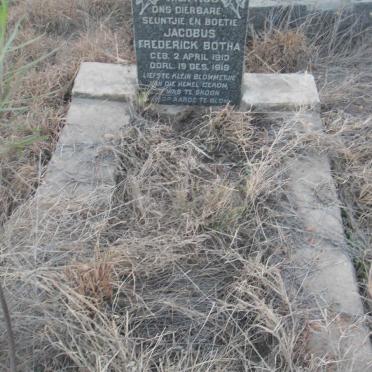 BOTHA Jacobus Frederick 1913-1919