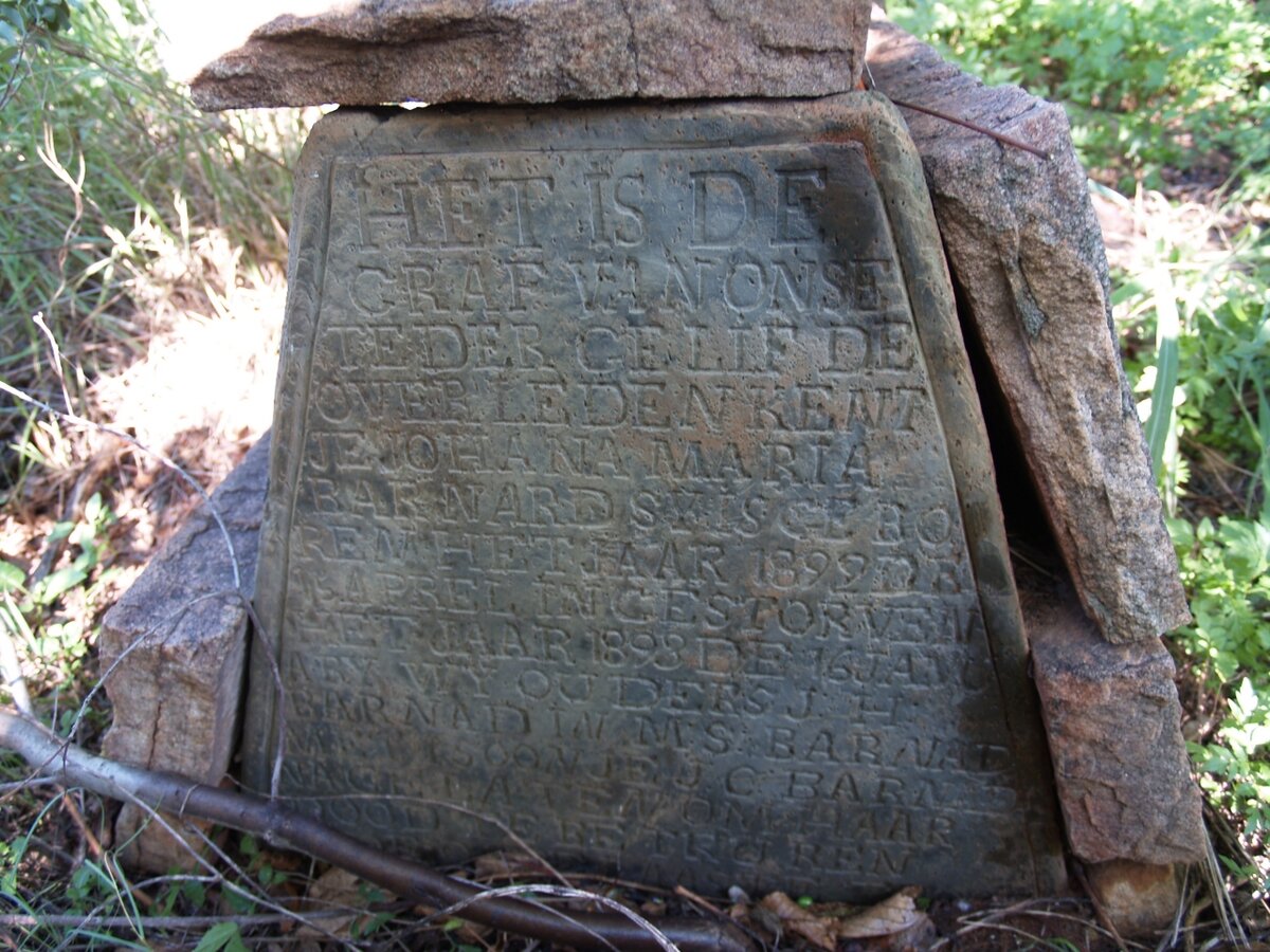 BARNARD Johanna Maria 1892-1898