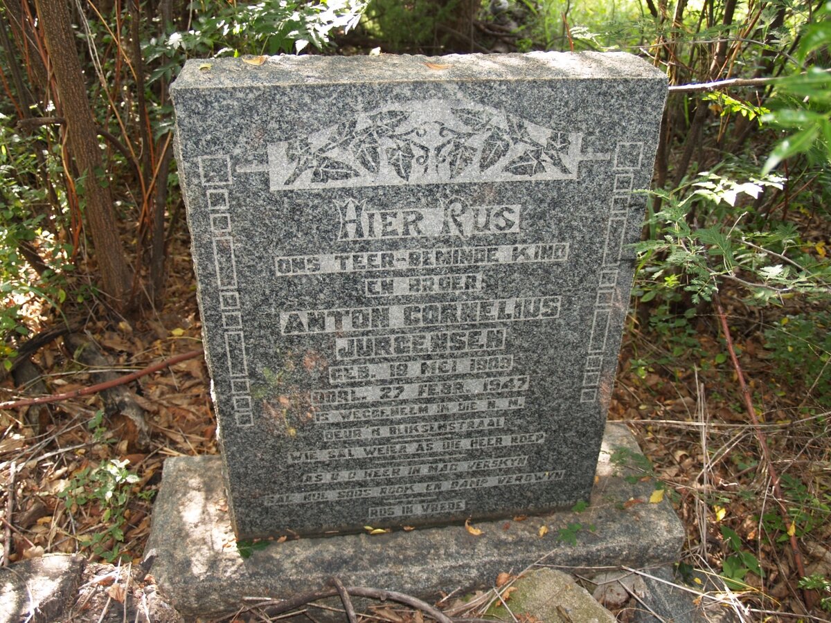 JURGENSEN Anton Cornelius 1909-1947