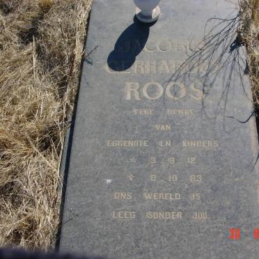 ROOS Jacobus Gerhardus 1912-1983