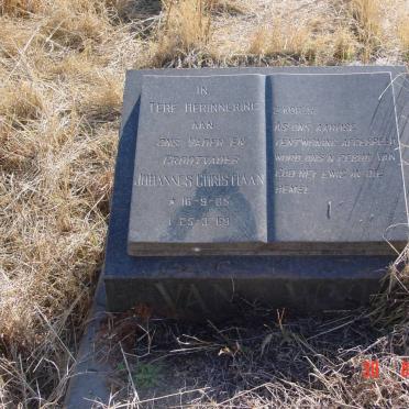 WYK Johannes Christiaan, van 1885-1969