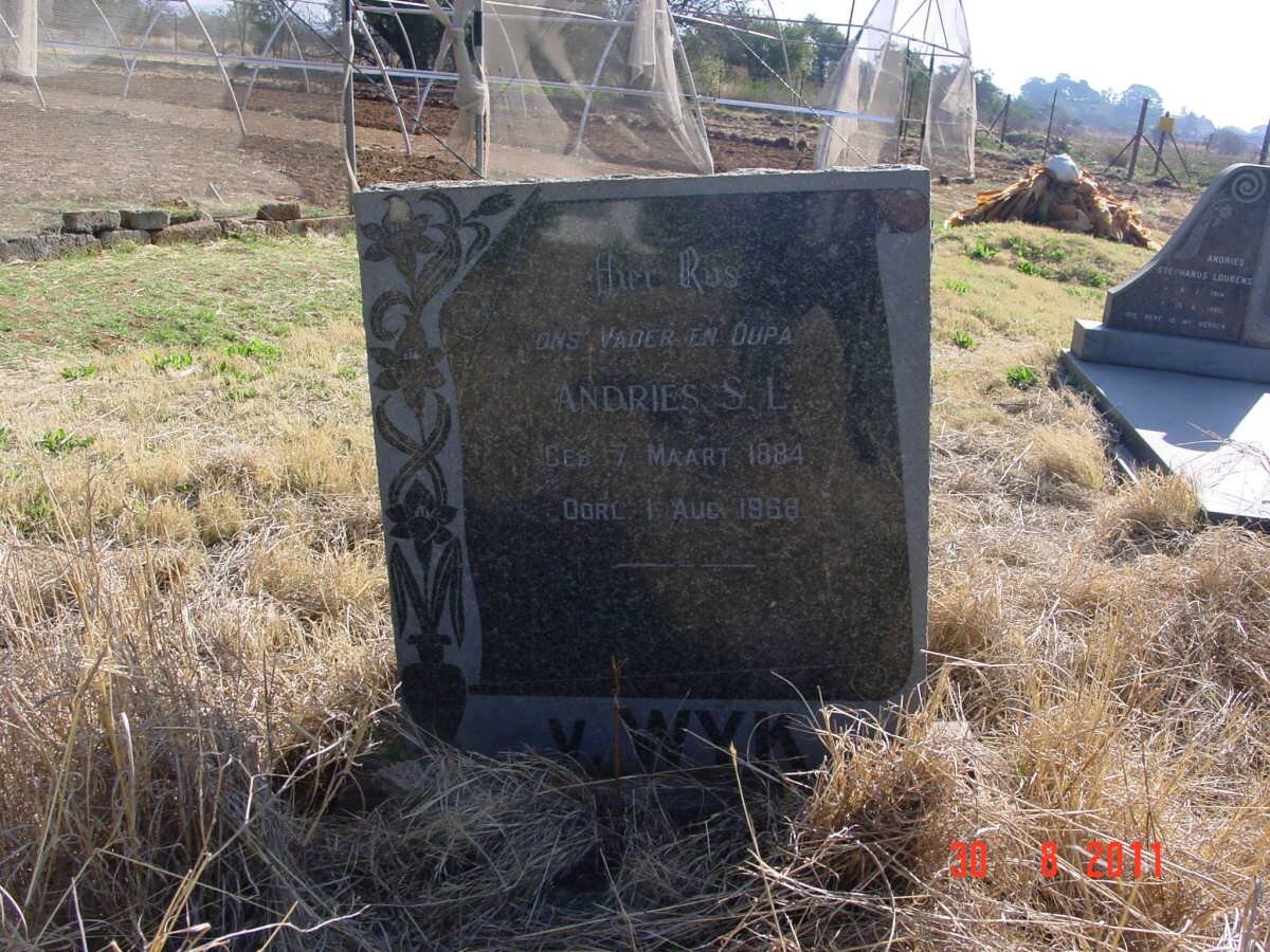 WYK Andries S.L., v. 1884-1968