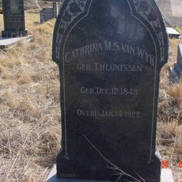 WYK Catharina M.S., van nee THEUNISSEN 1848-1922