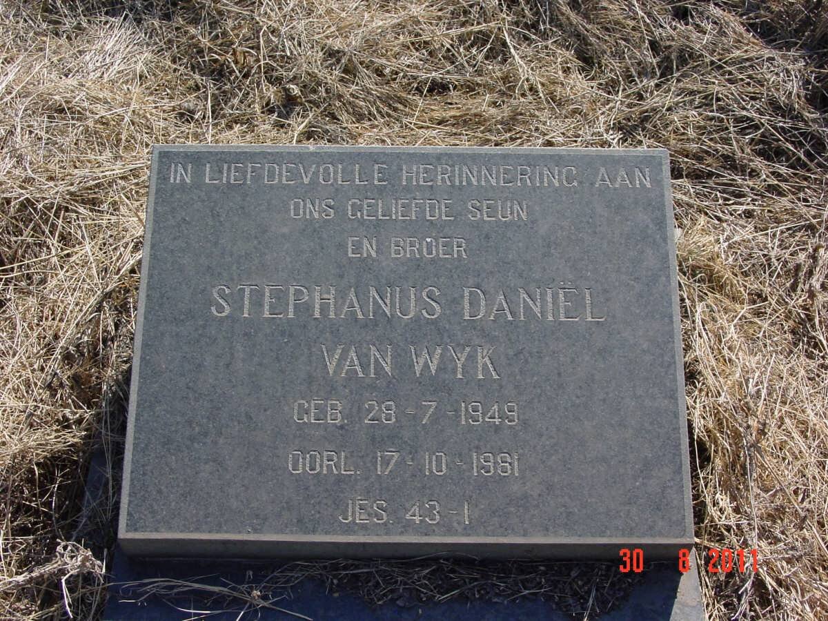 WYK Stephanus Daniel, van 1949-1981