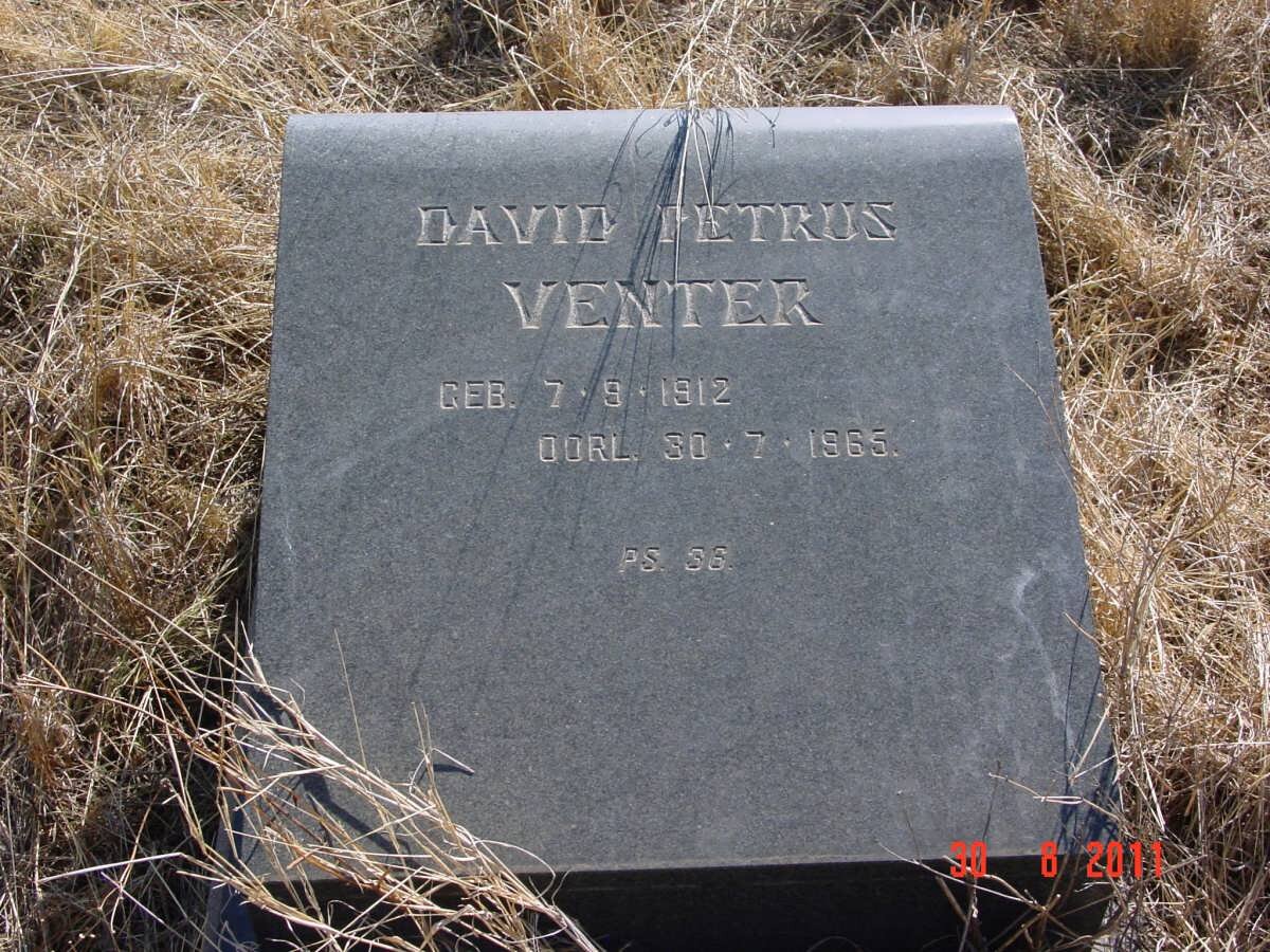 VENTER David Petrus 1912-1965