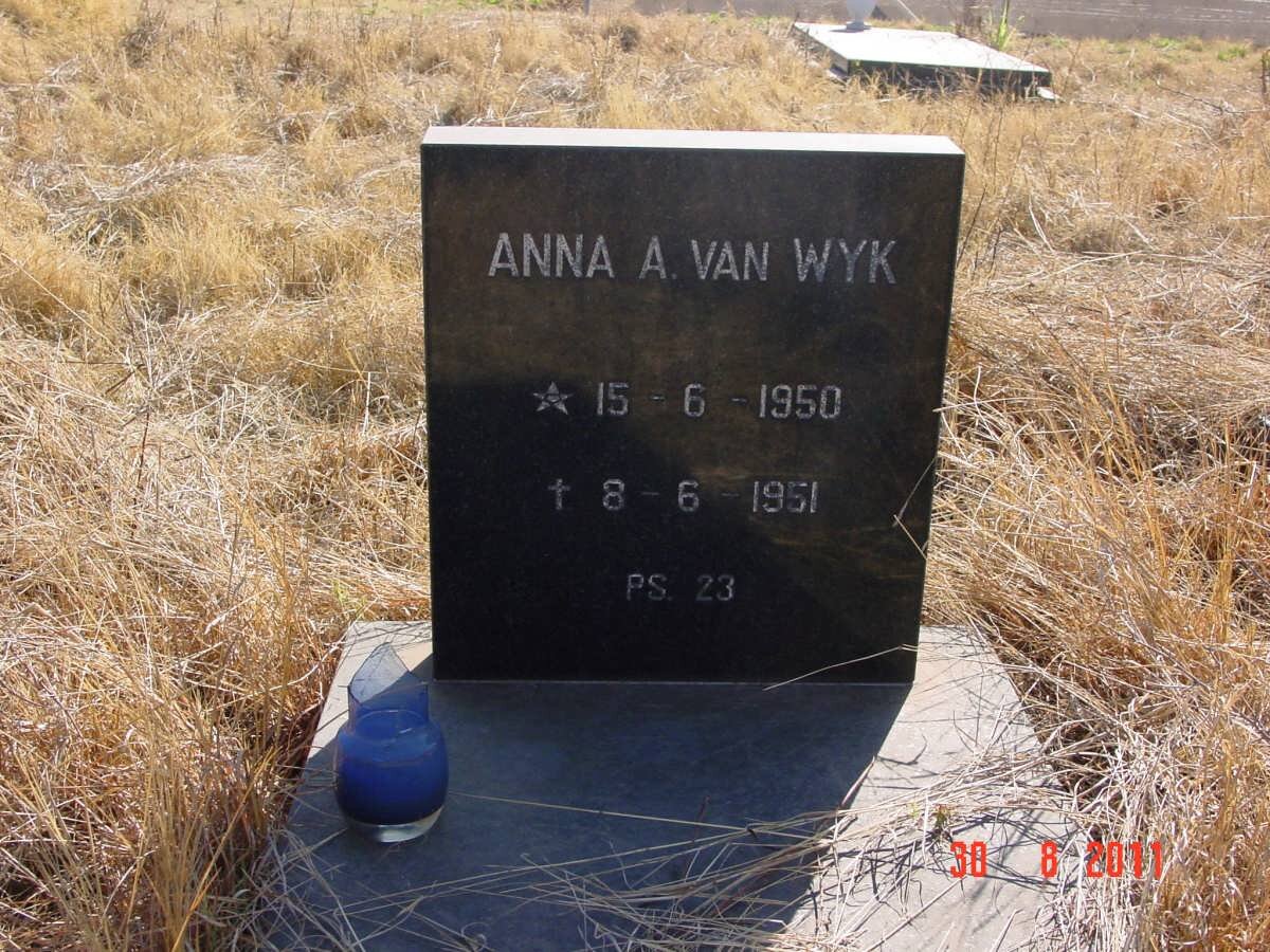 WYK Anna A., van 1950-1951