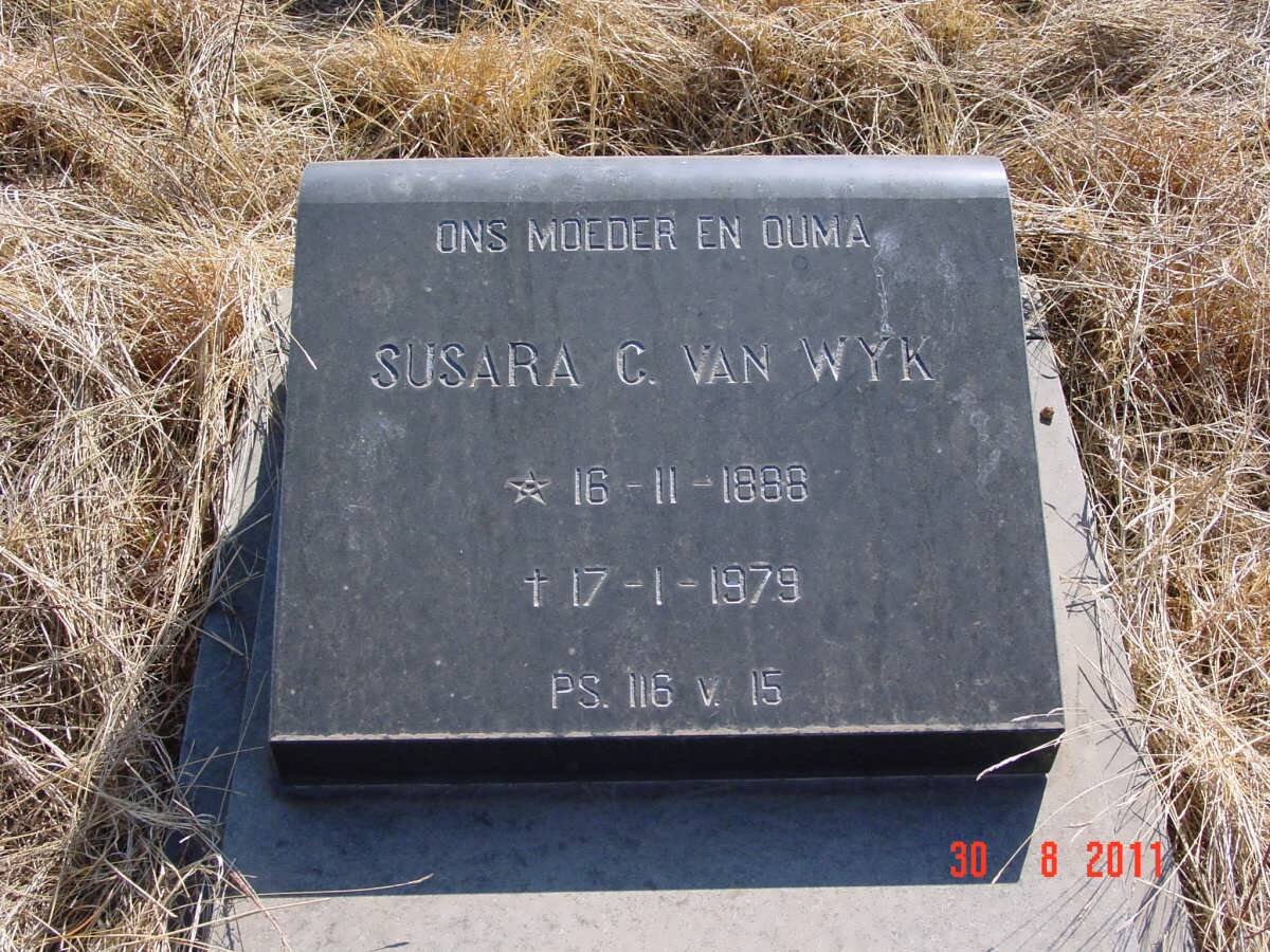 WYK Susara C., van 1888-1979