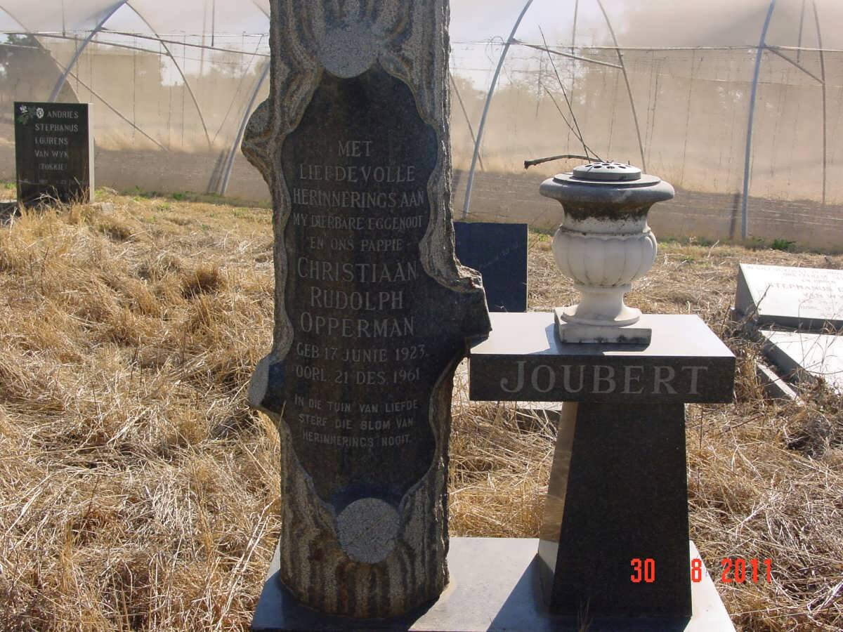 JOUBERT Christiaan Rudolph Opperman 1923-1961