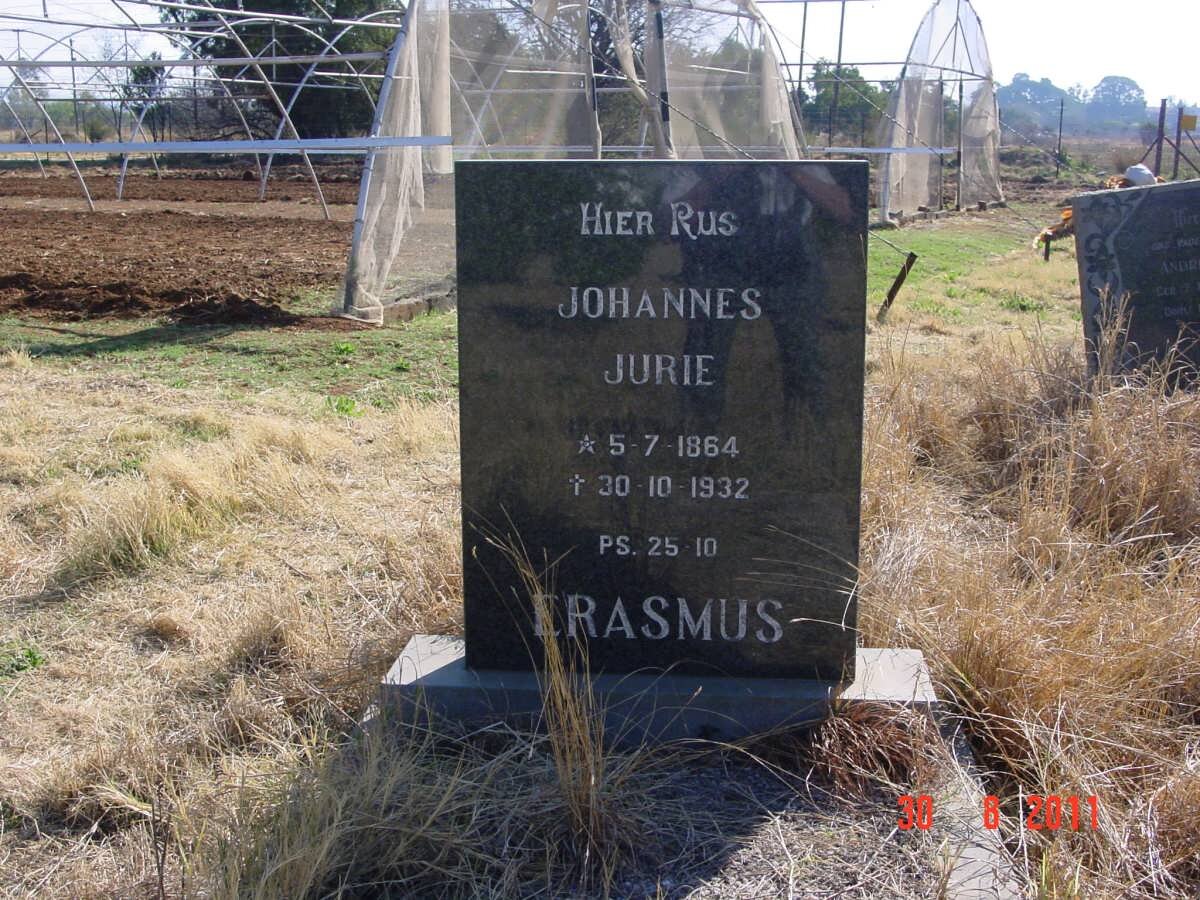 ERASMUS Johannes Jurie 1864-1932