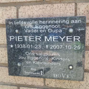 MEYER Pieter 1938-2007