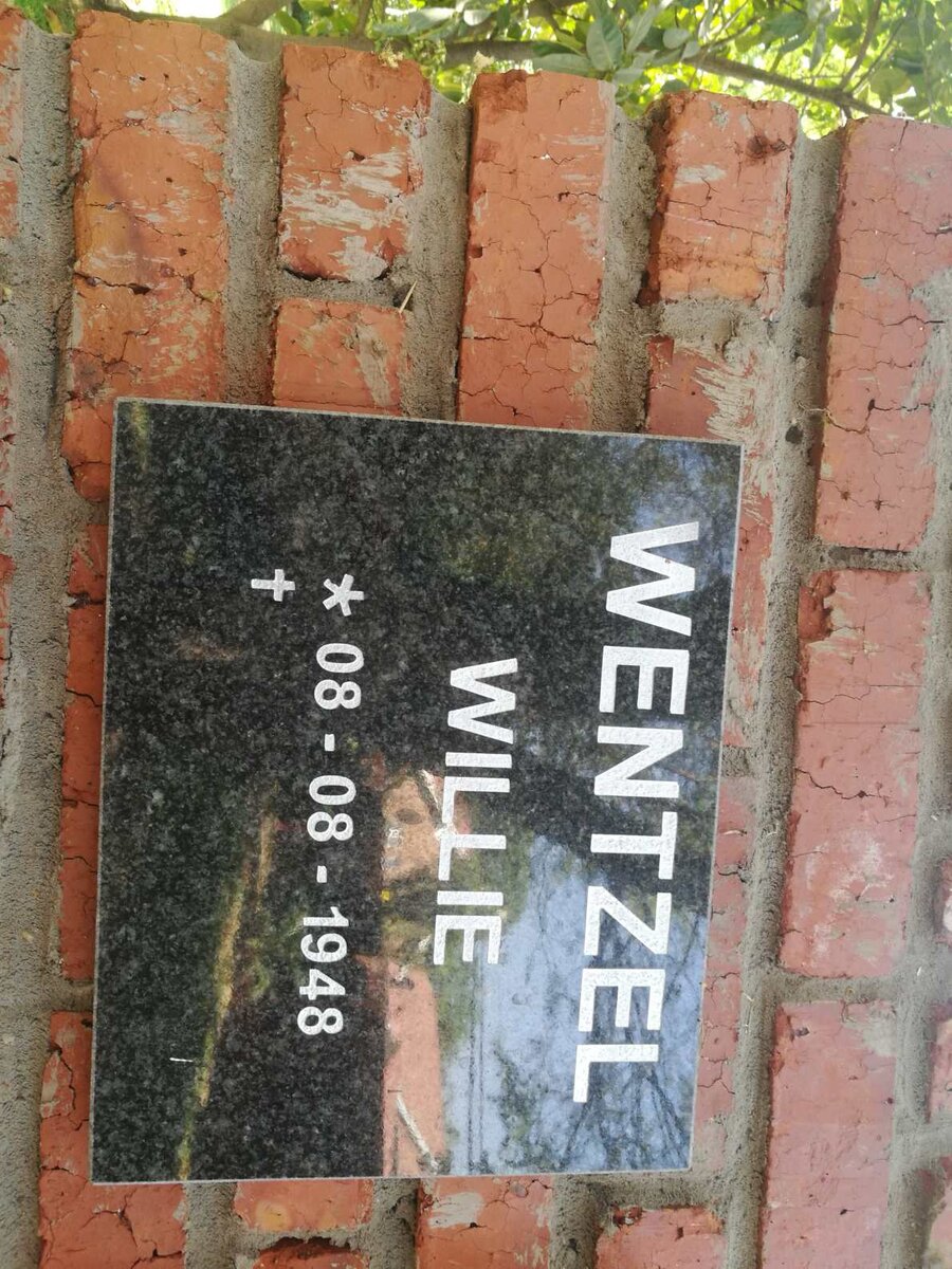 WENTZEL Willie 1948- &amp; Dalene 1954-