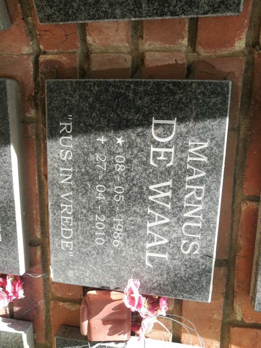 WAAL Marnus, de 1986-2010