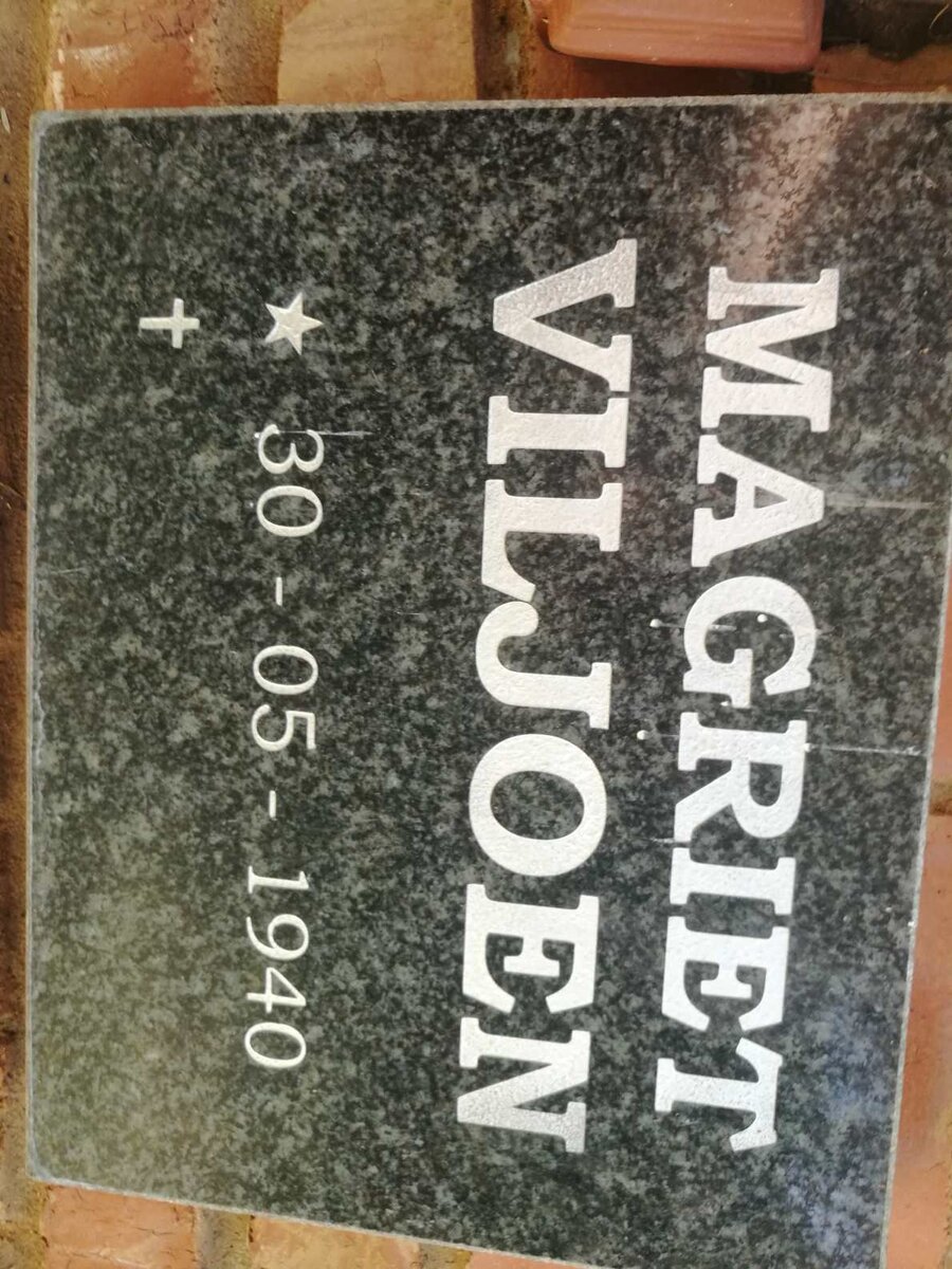 VILJOEN Magriet 1940-