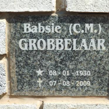 GROBBELAAR C.M. 1930-2009