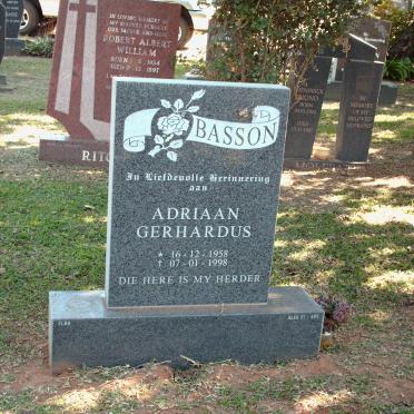 BASSON Adriaan Gerhardus  1958-1998