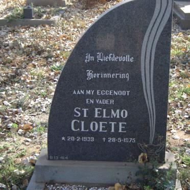 CLOETE St. Elmo 1933-1975