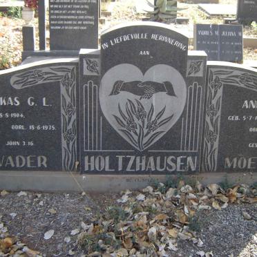 HOLTZHAUSEN Lukas G.L. 1904-1975 &amp; Anna G. 1914-