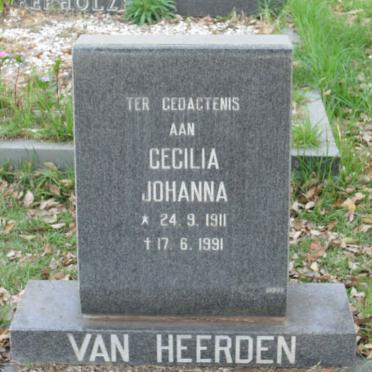 HEERDEN Cecilia Johanna, van 1911-1991