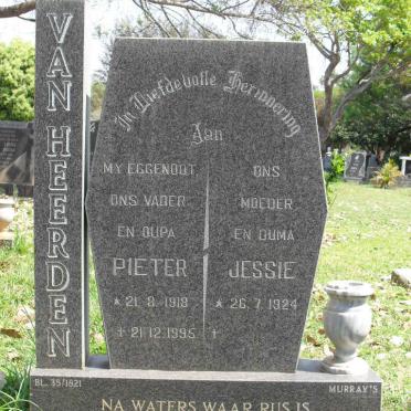 HEERDEN Pieter Schalk, van 1918-1995 &amp; Jessie 1924-