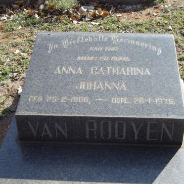 ROOYEN Anna Catharina Johanna, van 1906-1975