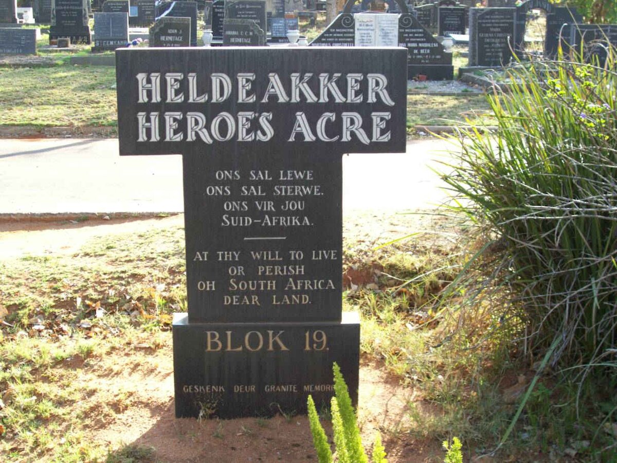 1. Helde Akker - Heroes Acre