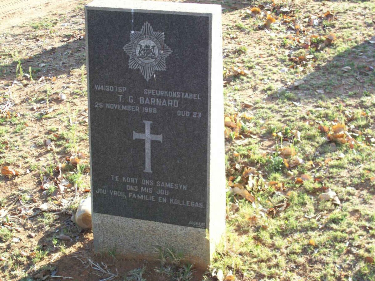 BARNARD T.G. -1988