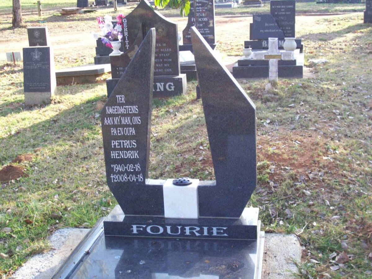 FOURIE Petrus Hendrik 1940-2008