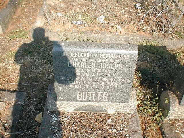 BUTLER Charles Joseph 1888-1969