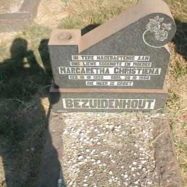 BEZUIDENHOUT Margaretha Christiena 1920-1950
