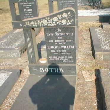 BOTHA Lukas Willem 1948-1981