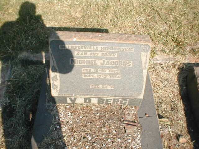 BERG Michiel Jacobus, van den 1885-1934