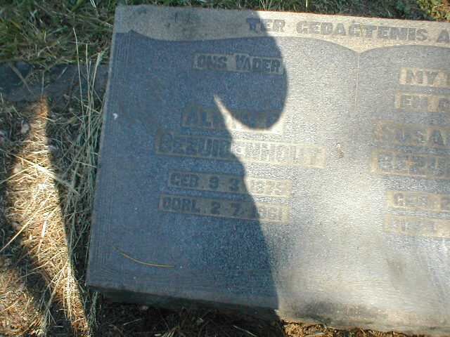 BEZUIDENHOUT Alwyn ? 1875-1961