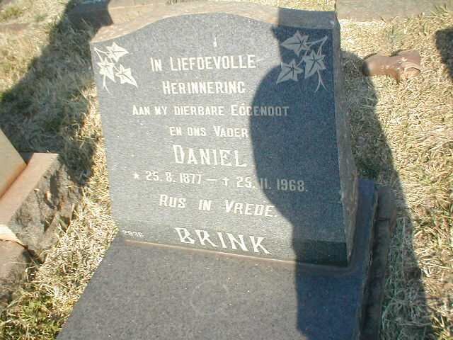 BRINK Daniel 1877-1968