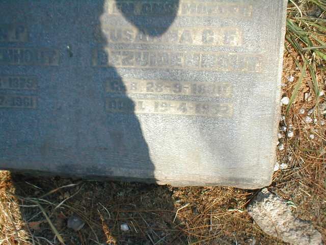 BEZUIDENHOUT Susanna C.F. 1880-1952