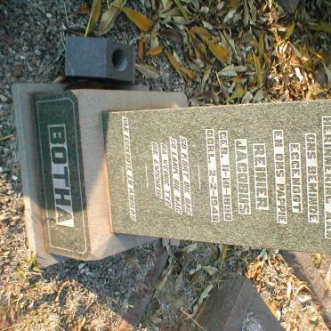 BOTHA Reiner Jacobus 1890-1948