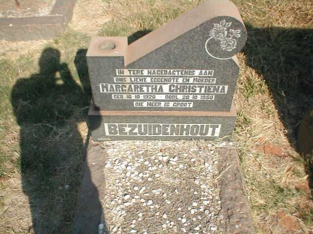 BEZUIDENHOUT Margaretha Christiena 1920-1950