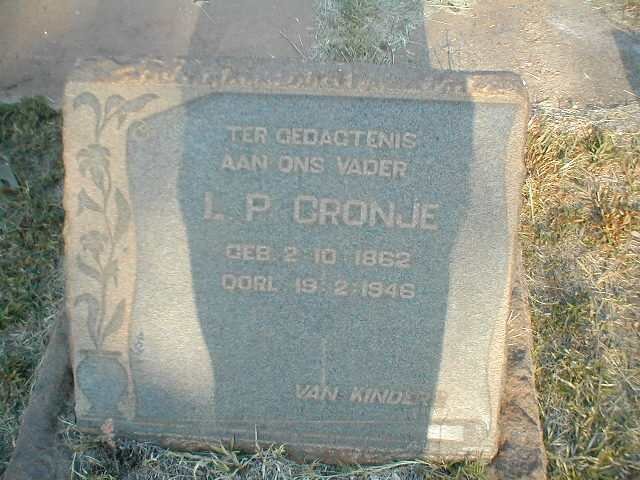 CRONJE I.P. 1862-1946