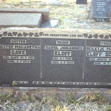 ELOFF :: SCHUTTE :: JOOSTE :: CAVE