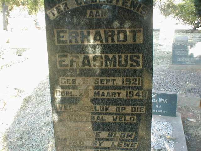 ERASMUS Erhardt 1921-1948