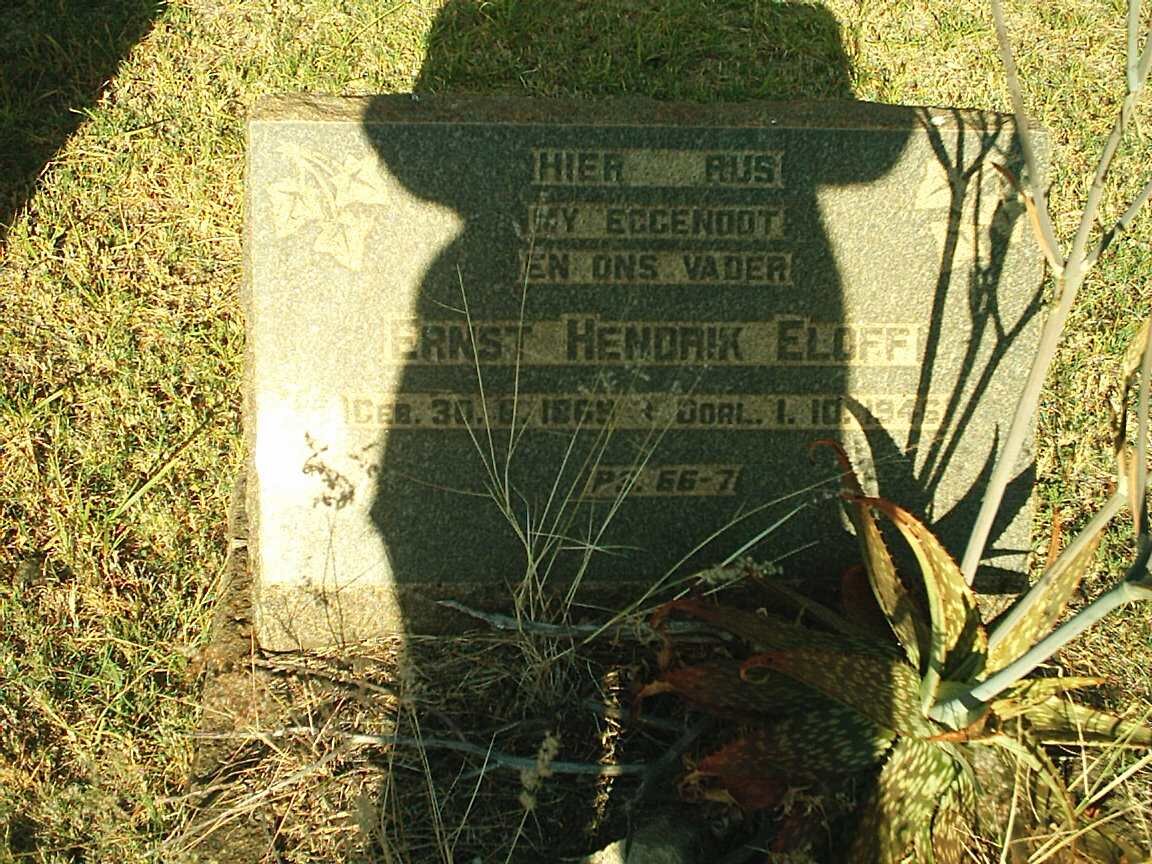 ELOFF Ernst Hendrik 1868-1946