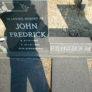 FENSHAM John Fredrick 1914-1981