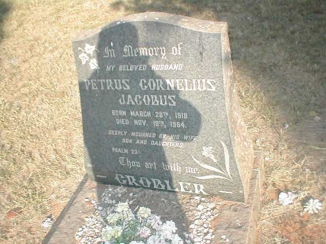 GROBLER Petrus Cornelius Jacobus 1918-1964