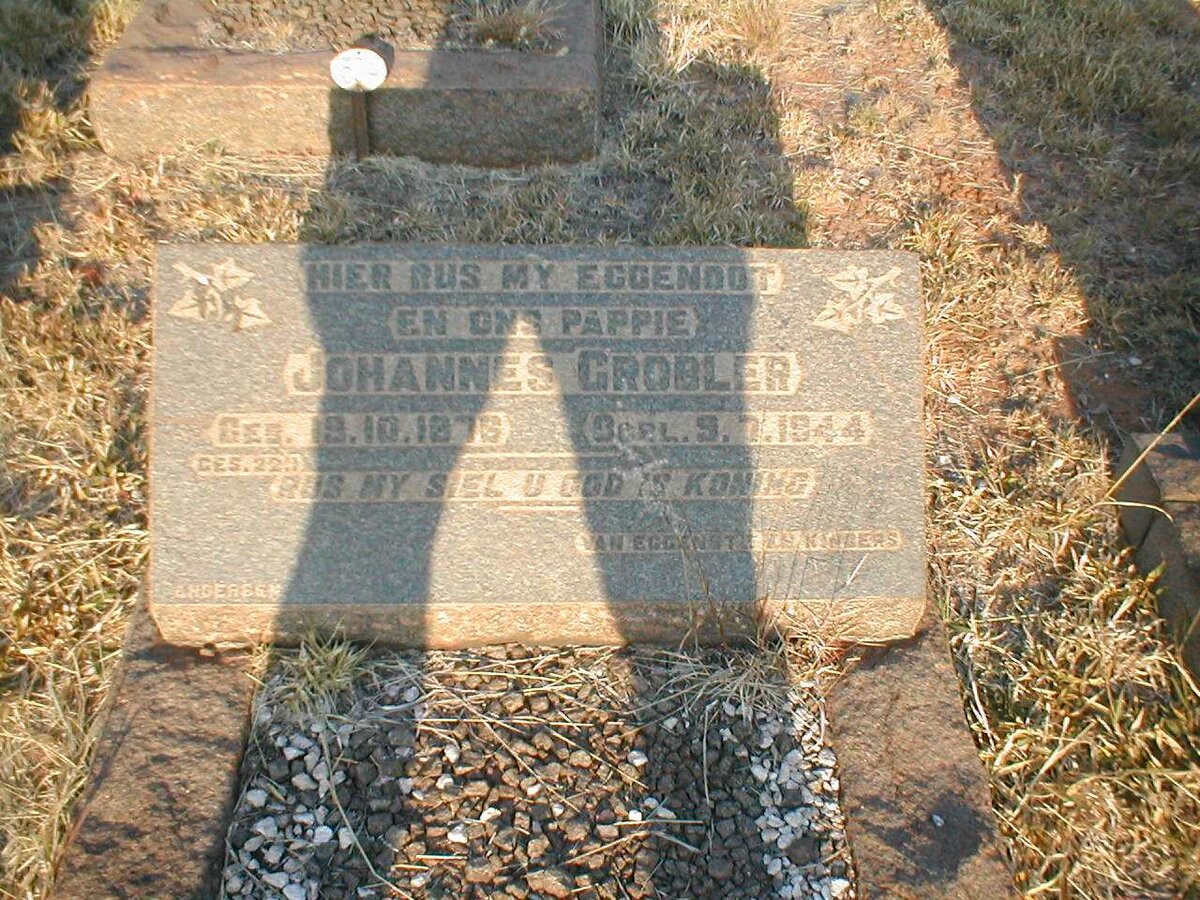 GROBLER Johannes 1878-1944