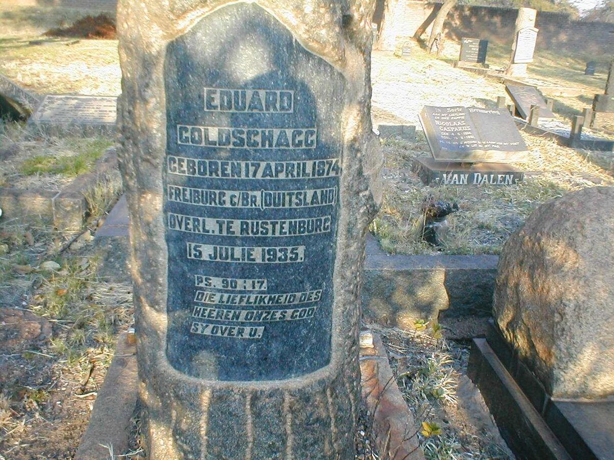 GOLDSCHAGG Eduard 1874-1935